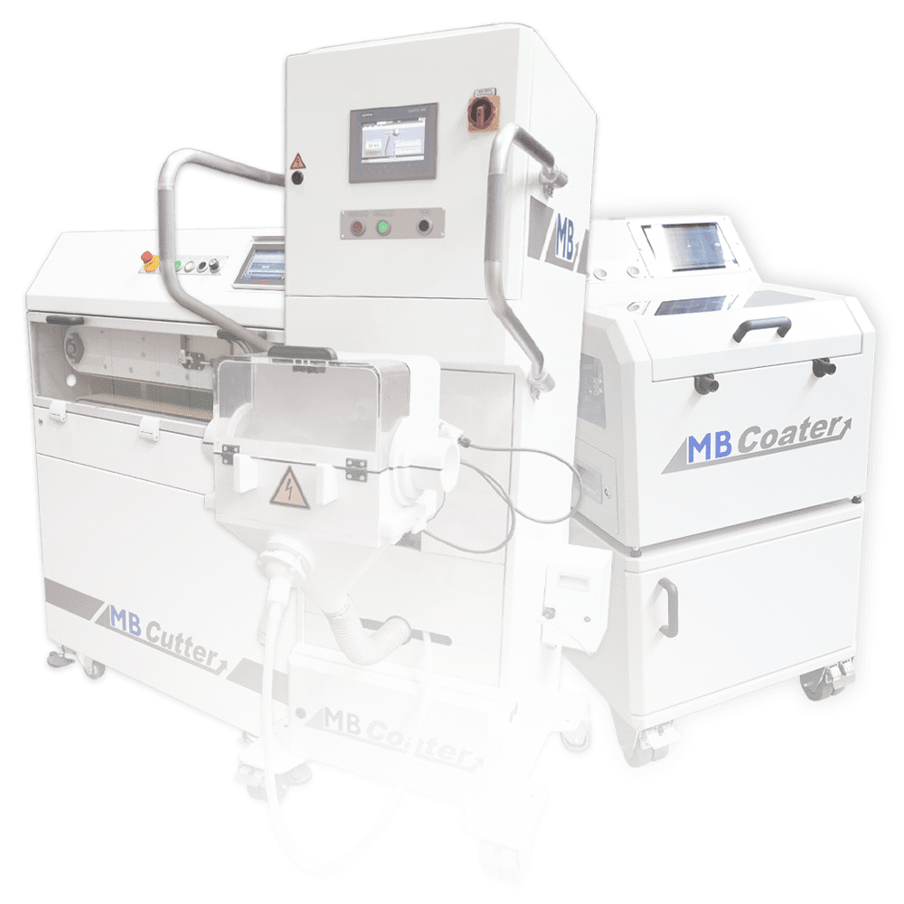 Mockup mehrerer Extrusionsfolgemaschinen