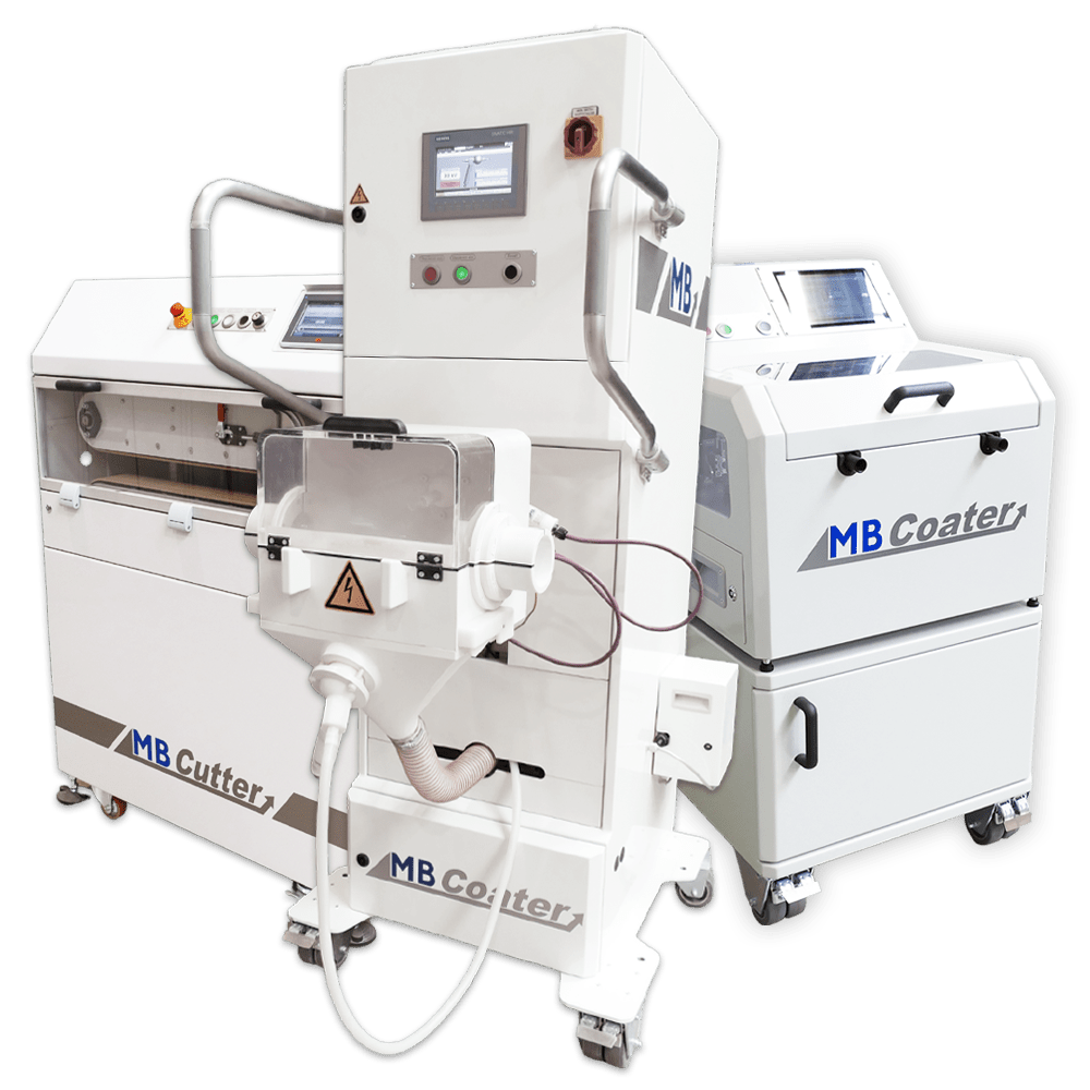 Mockup mehrerer Extrusionsfolgemaschinen